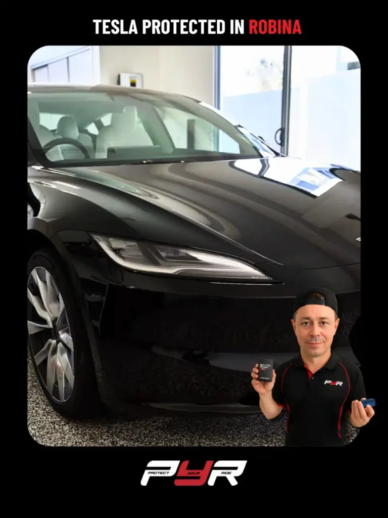 tesla coated in Robina
