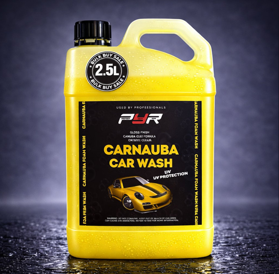 Carnauba car wash and wax