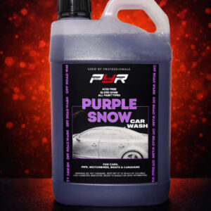 Purple Snow Foam Car wash