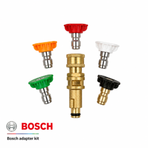 Bosch Pressure wash adaptor & nozzle kit
