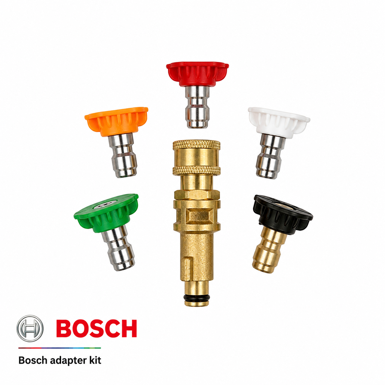 Bosch Pressure wash adaptor & nozzle kit